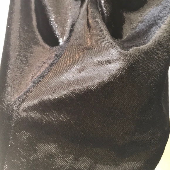 Bailey 44 Black Metallic Velvet Dress - Picture 7 of 8